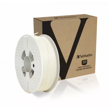 Verbatim 55326 3D-tulostusmateriaali polylaktidi (PLA) valkoinen 1 kg