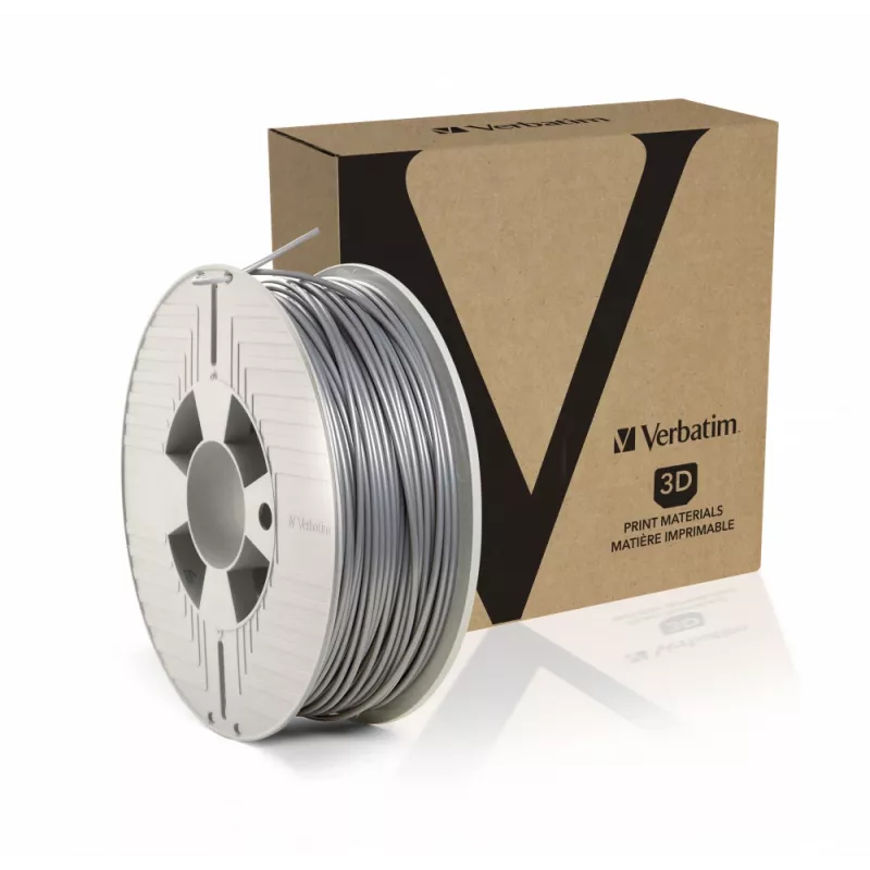 Verbatim 55329 3D-tulostusmateriaali polymaitohappo (PLA) hopea 1 kg