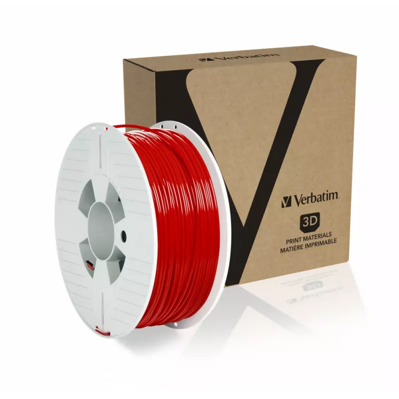 Verbatim 55330 3D-tulostusmateriaali polylaktidi (PLA) punainen 1 kg