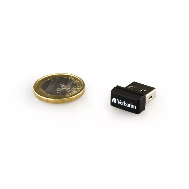 Verbatim Store 'n' Stay NANO – USB-asema 16 GB – musta