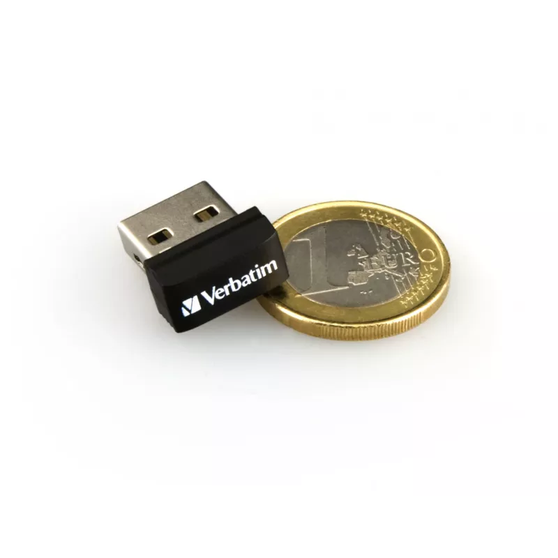 Verbatim Store 'n' Stay NANO – USB-asema 16 GB – musta