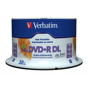 Verbatim 97693 tallenne DVD 8,5 GB DVD+R DL 50 kpl