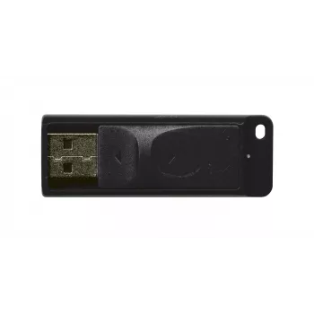 Verbatim Slider - USB-muistitikku 64 GB - musta, 64 GB, USB Type-A, 2.0, 10 MB/s, liukusäädin, musta