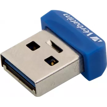 Verbatim Store 'n' Stay NANO - USB 3.0 -asema 32 GB - sininen, 32 GB, USB Type-A, 3.2 Gen 1 (3.1 Gen 1), suojus, 3 g, sininen