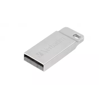 USB-muistitikku VERBATIM Metal Executive 16 GB, USB 2.0 Type-A, hopea, kanneton