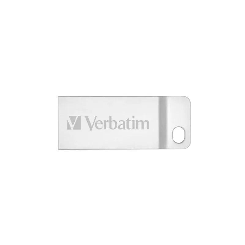 Verbatim Metal Executive - USB-asema 32 GB - hopea, 32 GB, USB Type-A, 2.0, kanneton, 3,6 g, hopea