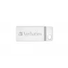 Verbatim Metal Executive – USB-asema 64 GB – hopea, 64 GB, USB Type-A, 2.0, kanneton, 3,6 g, hopea