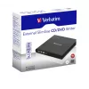 Verbatim Slimline CD/DVD optinen asema DVD-RW musta
