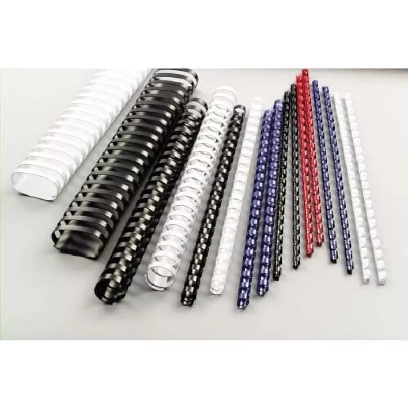 GBC CombBind -sidontakammet 10 mm A4 21R, punainen, 65 arkkia, polyvinyylikloridi (PVC), A4, 100 kpl