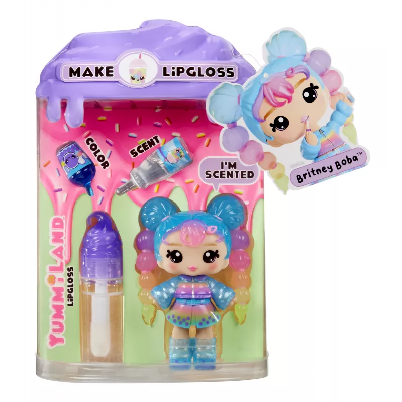 MGA Entertainment Yummiland Lip Gloss -nukke sarja 2 - Boba (Britney Boba)