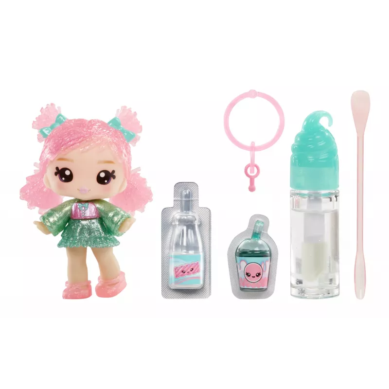 MGA Entertainment Yummiland Lip Gloss -nukke sarja 2 - lakritsi (Susie Sour Straw)