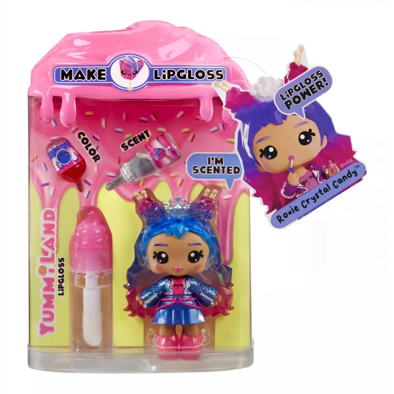 MGA Entertainment Yummiland Lip Gloss -nukke sarja 2 - Rock Candy (Roxie Crystal Candy)