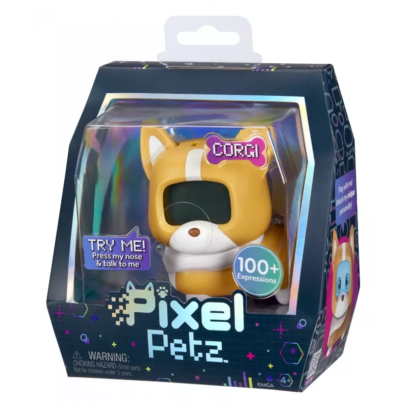 MGA Entertainment Pixel Petz - Corgi PDQ-pakkauksessa