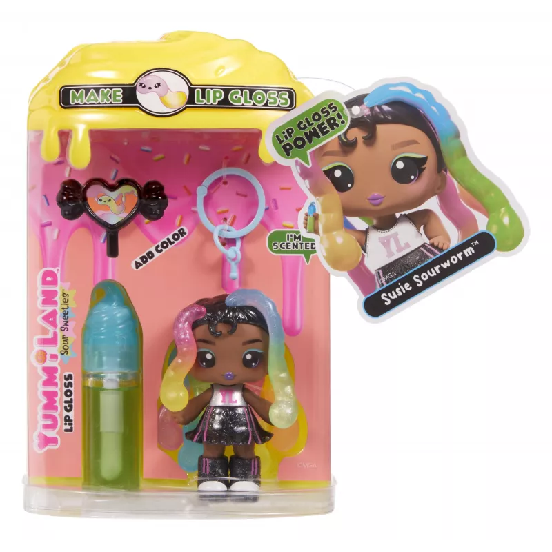 MGA Entertainment Yummiland Lip Gloss -nukke Sour Sweeties - Sasha Sourworms