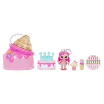 MGA Entertainment Yummiland Beauty Bag -leikkisetti + Lip Gloss -nukke - Ice Cream Beauty Bag