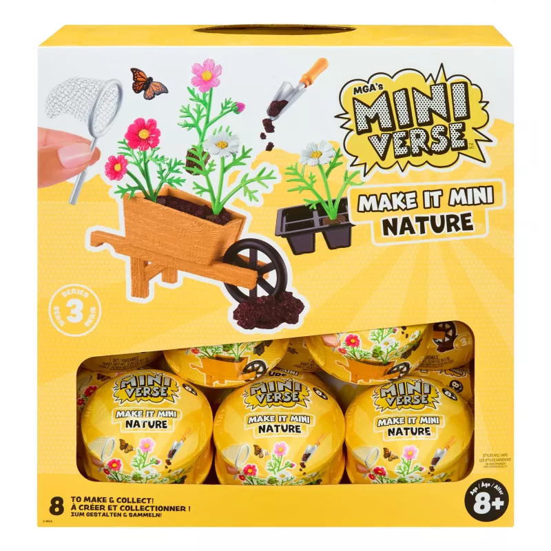 Miniverse Make It Mini Nature - sarja 3, 8 vuotta, monivärinen, muovi