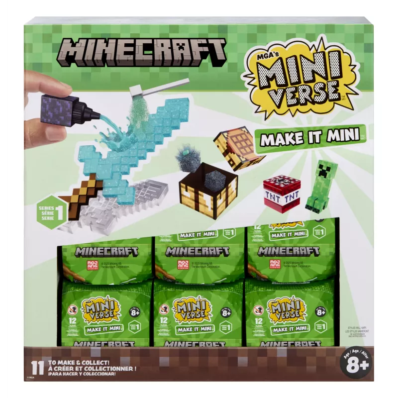 Miniverse Make It Mini Minecraft, 99 vuotta, 1000 cm³, 22000 cm³