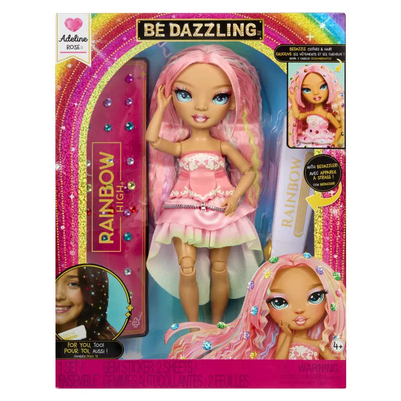 Rainbow High Be Dazzling -muotinuket - Adeline Rose (pinkki)