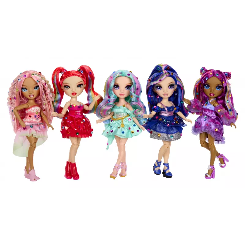 Rainbow High Be Dazzling -muotinuket - Adeline Rose (pinkki)