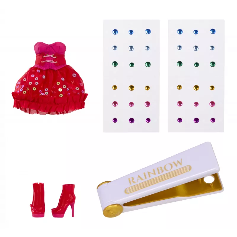 Rainbow High Be Dazzling -muotinuket - Vivienne Rouge (punainen)