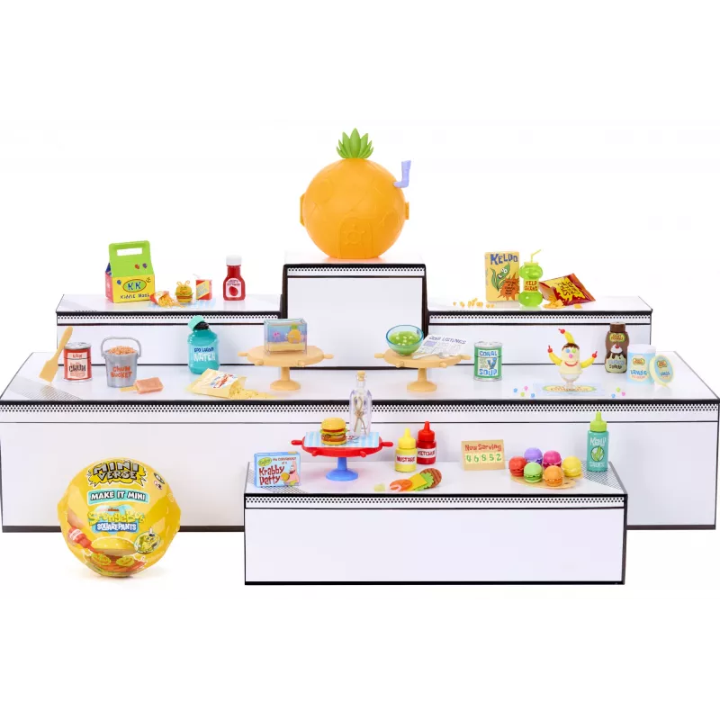 Miniverse Make It Mini SpongeBob SquarePants, 8 vuotta, monivärinen