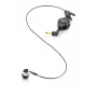 Philips puhelimen tallennusmikrofoni, johdollinen, puhelut/musiikki, headset, musta, hopea