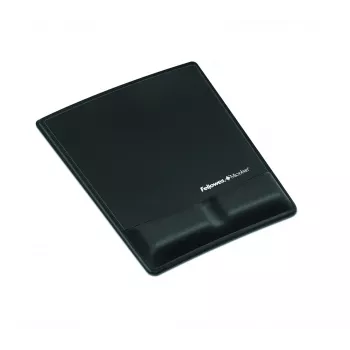 Fellowes hiirimaton rannetuki - Health-V hiirimatto antibakteerisella suojalla - ergonominen hiirimatto tietokoneelle, kannettavalle, etätyöhön - musta