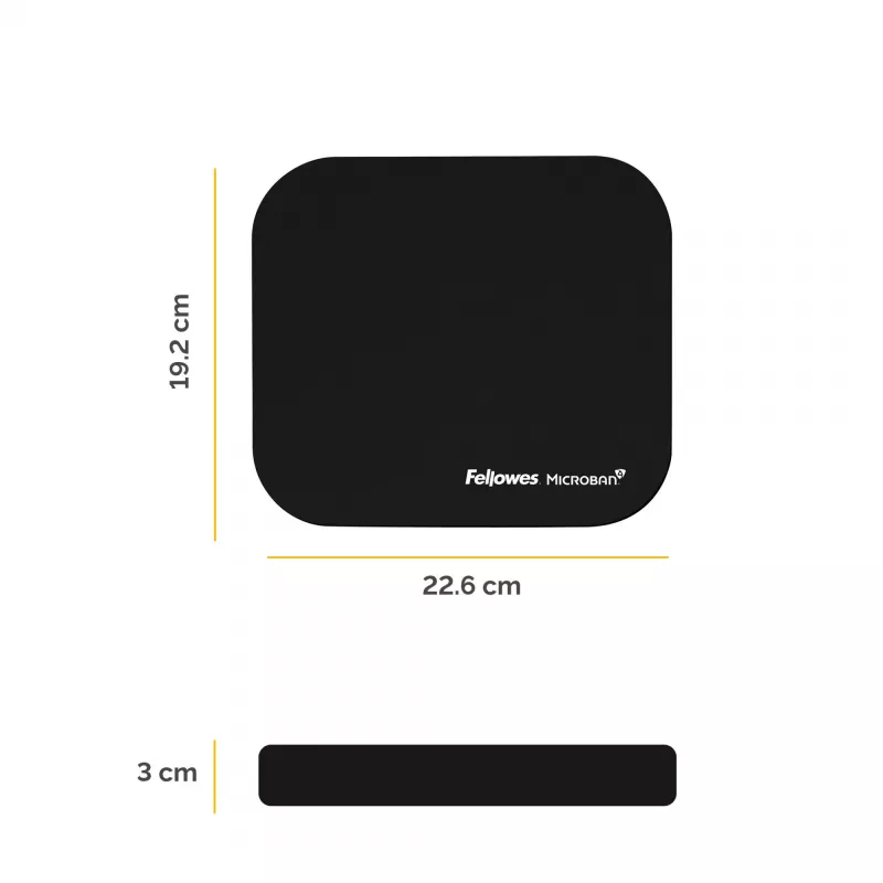 Fellowes 5933907 hiirimatto musta