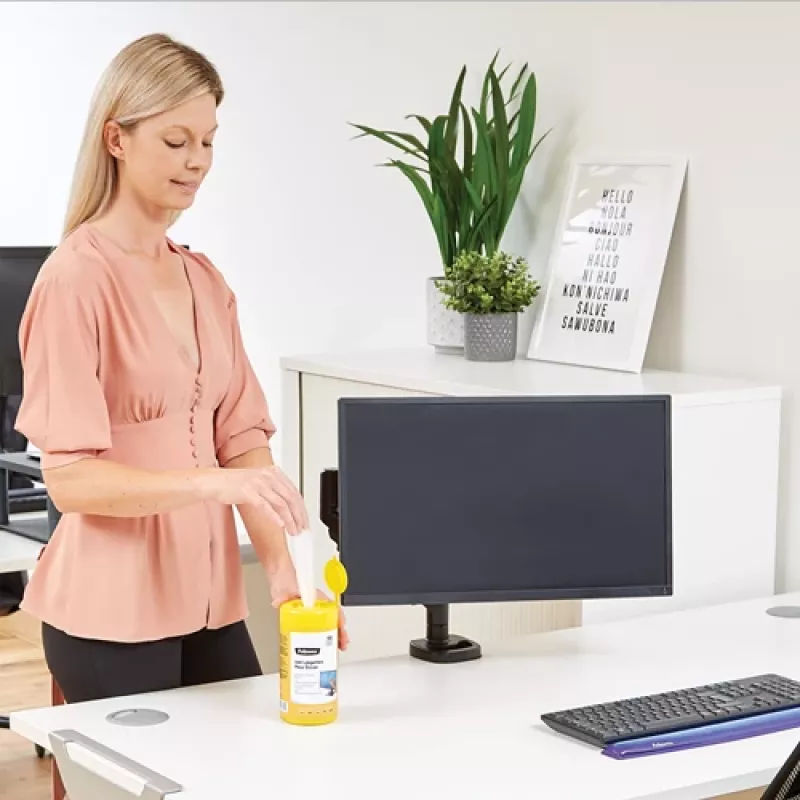 Fellowes 100 Screen Cleaning, laitteenpuhdistuspyyhkeet, LCD/TFT/Plasma, monivärinen, 82 mm, 82 mm, 170 mm