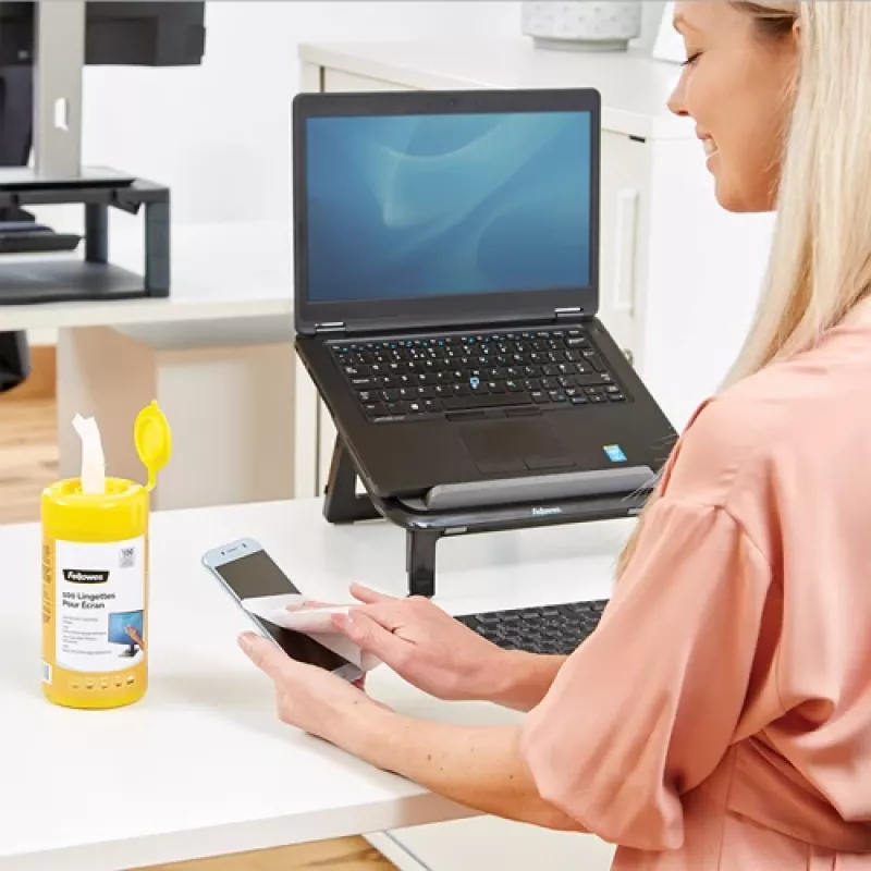 Fellowes 100 Screen Cleaning, laitteenpuhdistuspyyhkeet, LCD/TFT/Plasma, monivärinen, 82 mm, 82 mm, 170 mm