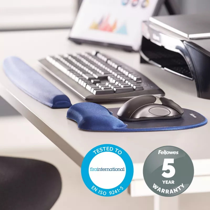 Fellowes Memory Foam hiirimatto/rannetuki safiiri