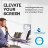 Fellowes Professional Series kannettavan työasema, musta, metalli, 85 - 245 mm, 400 mm, 58 mm, 341 mm
