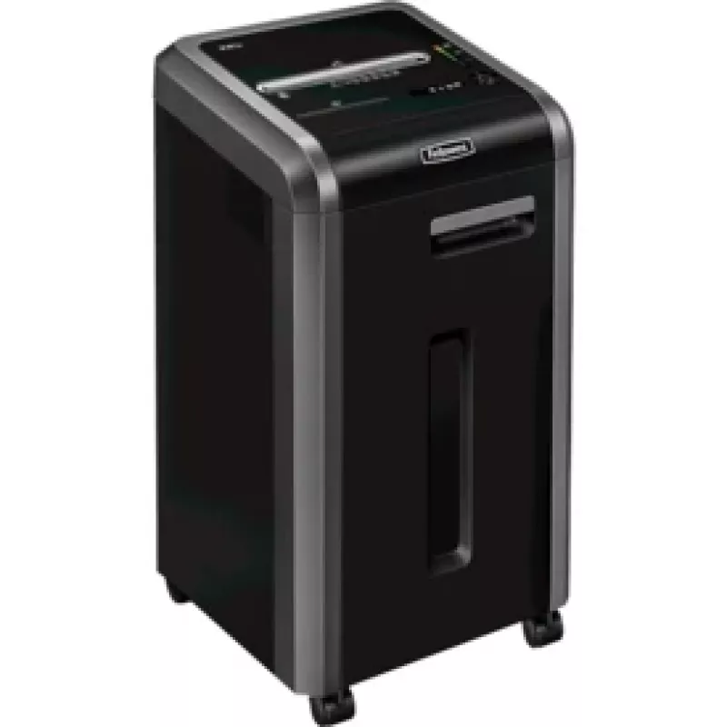 Fellowes Powershred 225i suikalointisilppuri, suikaleleikkaus, 24 cm, 5,8 mm, 60 L, 4 pyörää, 4800 mm/min