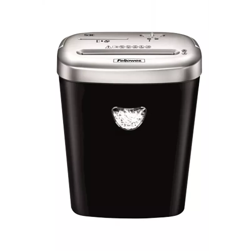 Fellowes 53C asiakirjasilppuri hienosilppous 22 cm musta