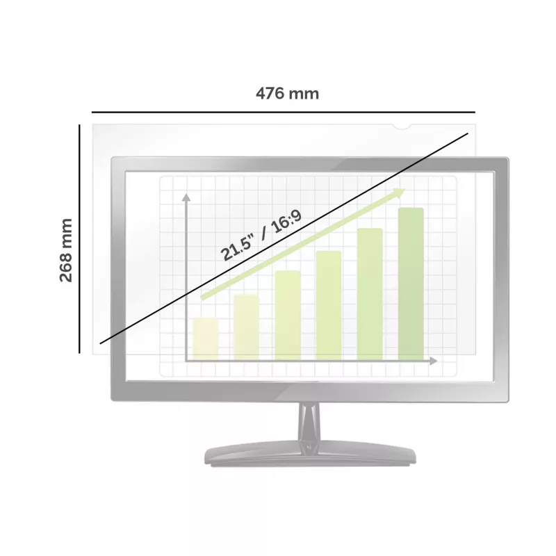 Fellowes PrivaScreen Blackout tietosuojakalvo – 21,5