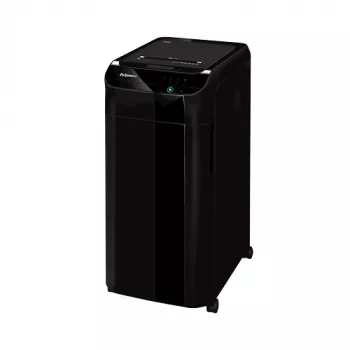 Fellowes silppuri 350 arkin automaattisyöttö, osasilppuava silppuri AutoMax 350C, 68 litran säiliö, korkea turvallisuus P4