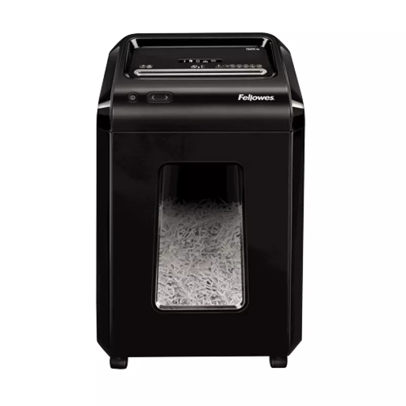 Fellowes Powershred 92Cs silppuri ristileikkauksella, 4 x 38 mm, P-4, musta