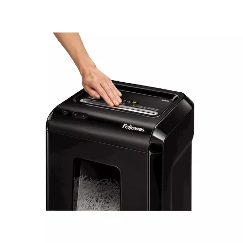 Fellowes Powershred 92Cs silppuri ristileikkauksella, 4 x 38 mm, P-4, musta