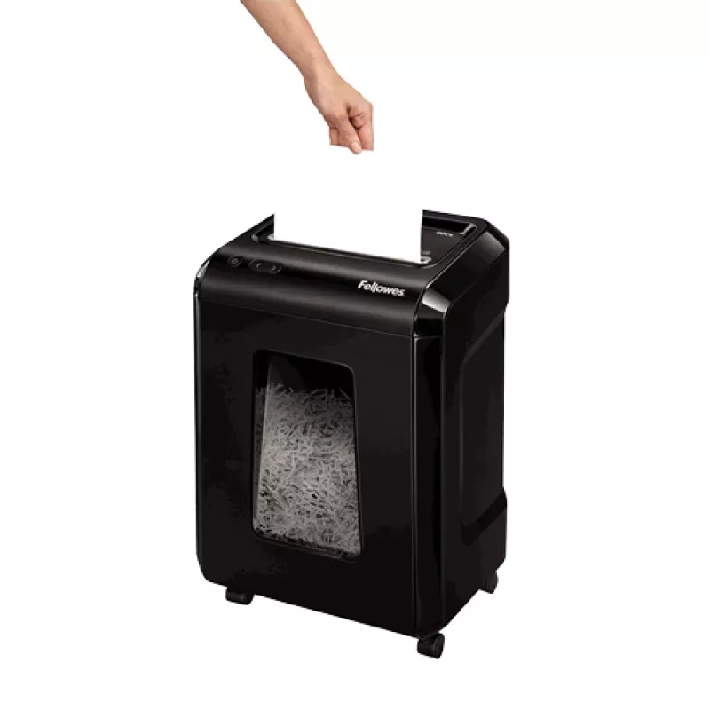 Fellowes Powershred 92Cs silppuri ristileikkauksella, 4 x 38 mm, P-4, musta