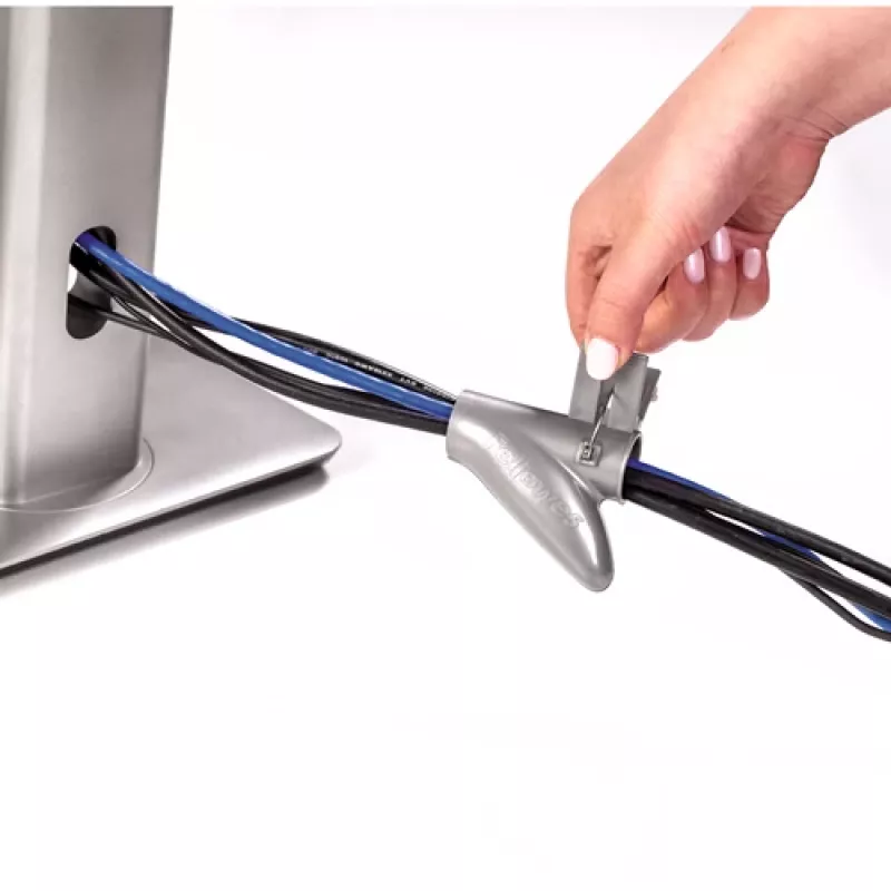 Fellowes CableZip lattian kaapelisuojaputki hopea 1 kpl