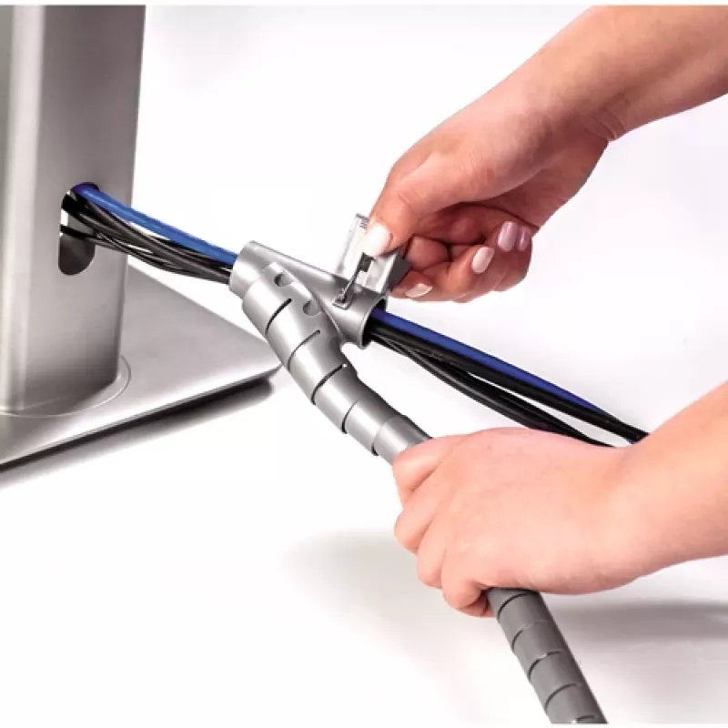 Fellowes CableZip lattian kaapelisuojaputki hopea 1 kpl