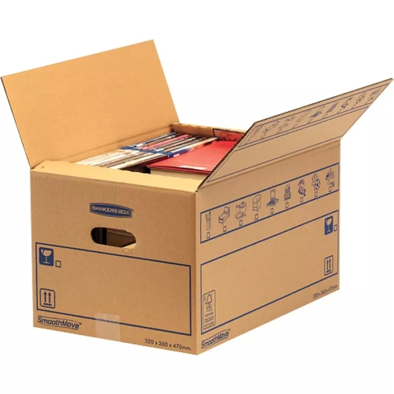 Fellowes 6203601 säilytyslaatikko suorakaide kartonki luonnonvärinen