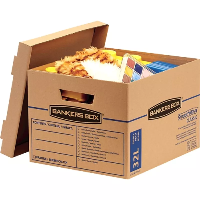 Fellowes 6203701 säilytyslaatikko suorakaide kartonki luonnonvärinen