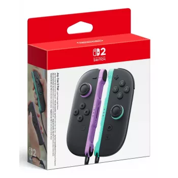 Nintendo Joy-Con 2 pari vaaleanvioletti/vaaleanvihreä, peliohjain, Nintendo Switch 2, Home-painike, analoginen/digitaalinen, langaton, Bluetooth