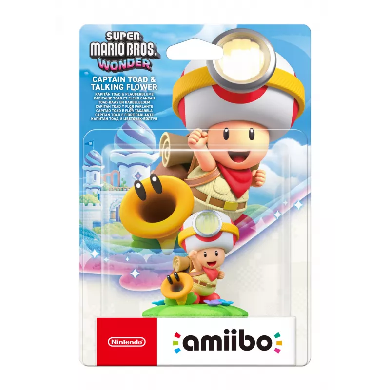 Nintendo Amibo Captain Toad & Talking Flower interaktiivinen pelihahmo