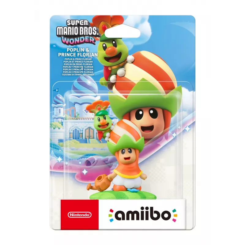 Nintendo Amiibo Poplin & Prince Florian interaktiivinen pelihahmo