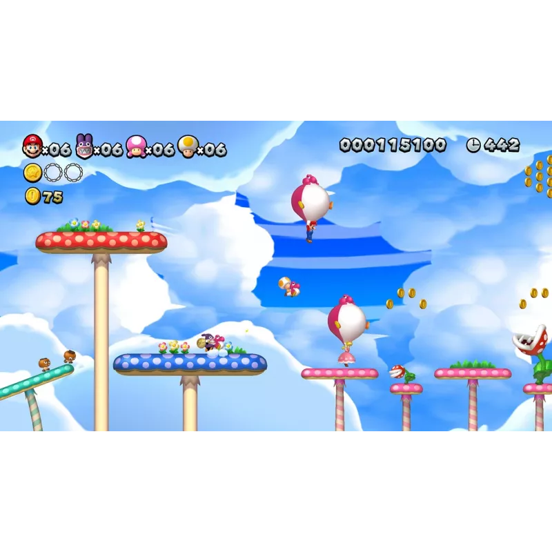 Nintendo New Super Mario Bros. U Deluxe, Switch saksa, englanti Nintendo Switch