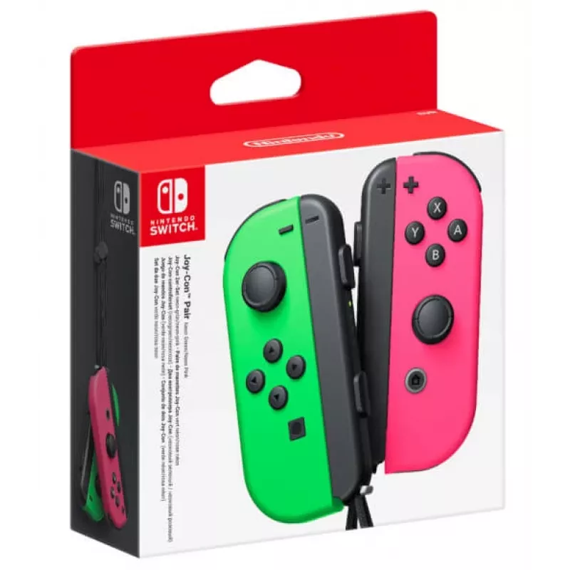 Nintendo Joy-Con musta, vihreä, pinkki Bluetooth peliohjain analoginen/digitaalinen Nintendo Switch