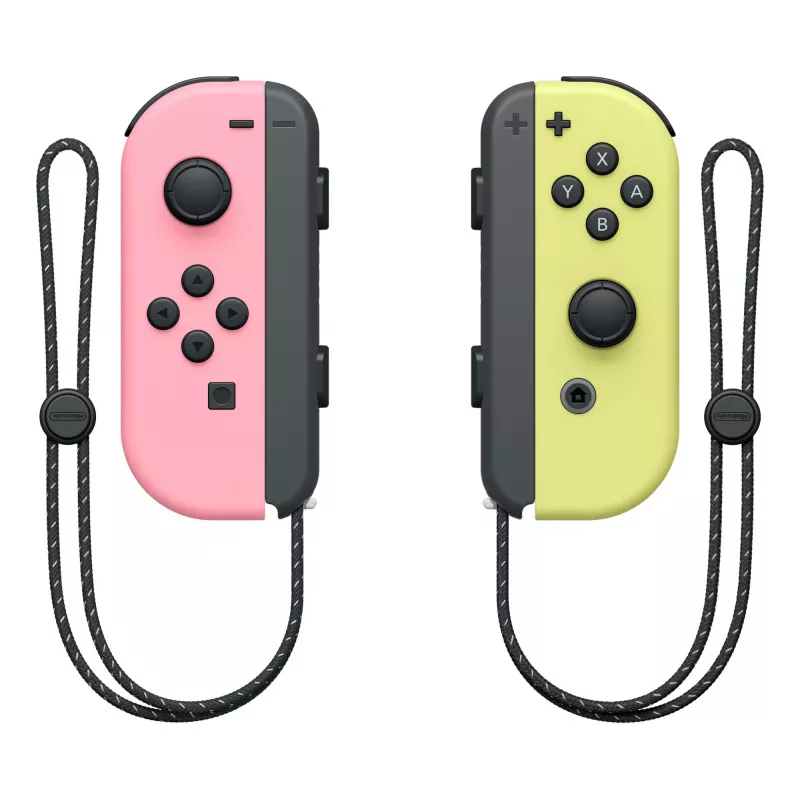 Nintendo 10011583 peliohjain pinkki, keltainen Bluetooth peliohjain analoginen/digitaalinen Nintendo Switch, Nintendo Switch OLED