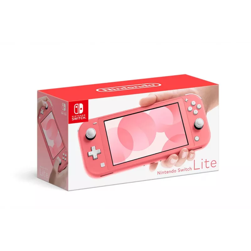 Nintendo Switch Lite, Nintendo Switch Lite, 768 MHz, NVIDIA Tegra, korallinpunainen, analoginen/digitaalinen, ristiohjain